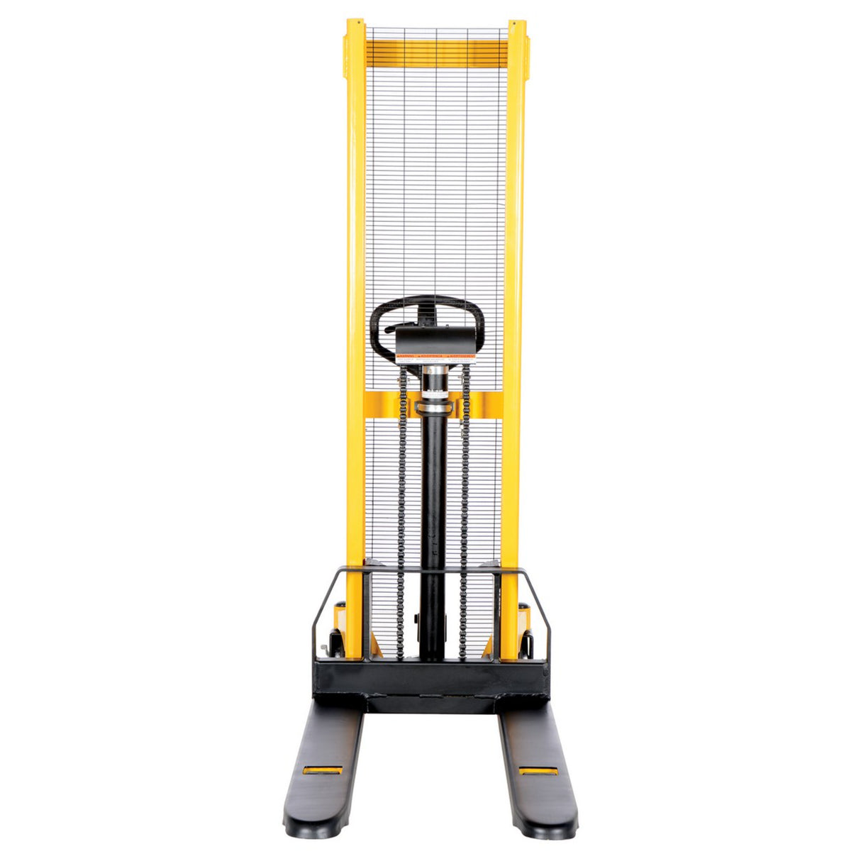 Vestil VHPS-2000 Manual Hand Pump Stacker | 2,000 lb Capacity, Adjustable or Fixed Forks, 17" to 118" Lift Height Options