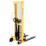 Vestil VHPS-2000 Manual Hand Pump Stacker | 2,000 lb Capacity, Adjustable or Fixed Forks, 17" to 118" Lift Height Options