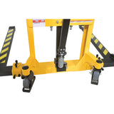 Vestil VHPS-550-AA-F72 Long Fork Specialty Manual Hand Pump Stacker | 72" Extended Forks, 550 lb Capacity for Long & Oversized Loads