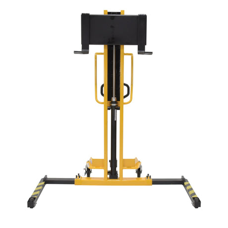 Vestil VHPS-NM-1000 Narrow Mast Manual Hand Pump Stacker | 1,000 lb Capacity, 62" Lift, Adjustable or Fixed Forks for Tight Aisles
