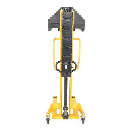 Vestil VHPS-NM-1000 Narrow Mast Manual Hand Pump Stacker | 1,000 lb Capacity, 62" Lift, Adjustable or Fixed Forks for Tight Aisles