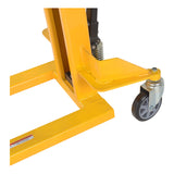 Vestil VHPS-NM-1000 Narrow Mast Manual Hand Pump Stacker | 1,000 lb Capacity, 62" Lift, Adjustable or Fixed Forks for Tight Aisles