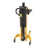 Vestil VHPS-NM Single Fork Skid Positioner Lifter — Manual Hand Pump Light-Duty Lifter with Open Three-Side Access