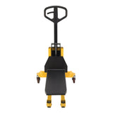 Vestil VHPS-NM Single Fork Skid Positioner Lifter — Manual Hand Pump Light-Duty Lifter with Open Three-Side Access
