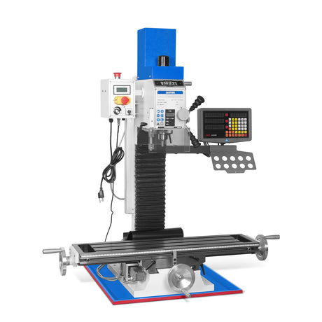 MechMaxx 8-1/4" x 33" Benchtop Mill Drill with DRO, 2HP Brushless