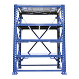 Vestil VRSOR Heavy Duty Roll-Out Shelving — Tool & Die Storage Rack