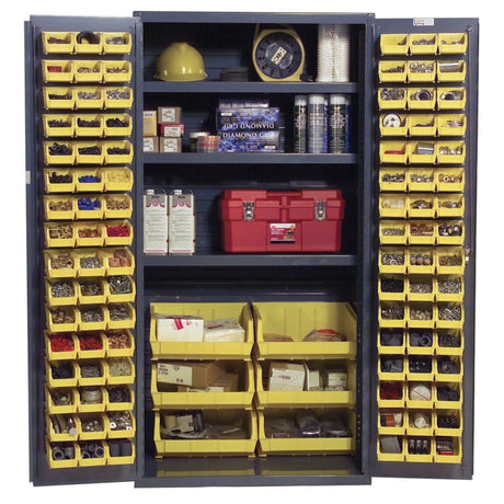 Vestil VSC-3501 Bin Storage Cabinet — 36" Wide Parts Organization Cabinet