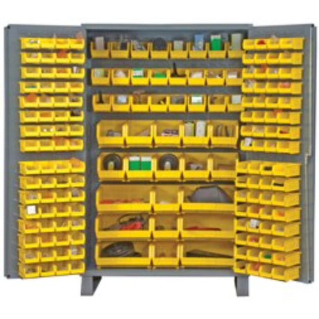 Vestil VSC-JC Bin Storage Cabinet — 48" Wide Mid-Size Parts Organization Cabinet