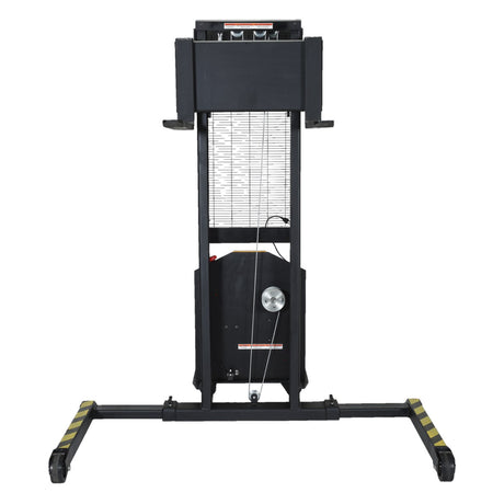 Vestil VWS-770 Manual Hand Winch Stacker | 770 lb Capacity, 59" Lift, Steel Cable Lift Mechanism, Adjustable or Fixed Forks