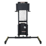 Vestil VWS-770-DC Electric DC Winch Stacker | 770 lb Capacity, 12V Battery-Powered Lift, Adjustable or Fixed Forks