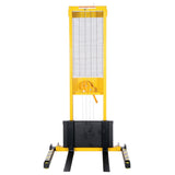 Vestil VWS-770 Manual Hand Winch Stacker | 770 lb Capacity, 59" Lift, Steel Cable Lift Mechanism, Adjustable or Fixed Forks