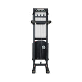 Vestil VWS-770-DC Electric DC Winch Stacker | 770 lb Capacity, 12V Battery-Powered Lift, Adjustable or Fixed Forks