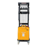 Vestil VWS-770-DC Electric DC Winch Stacker | 770 lb Capacity, 12V Battery-Powered Lift, Adjustable or Fixed Forks
