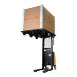 Vestil VWS-770 Manual Hand Winch Stacker | 770 lb Capacity, 59" Lift, Steel Cable Lift Mechanism, Adjustable or Fixed Forks