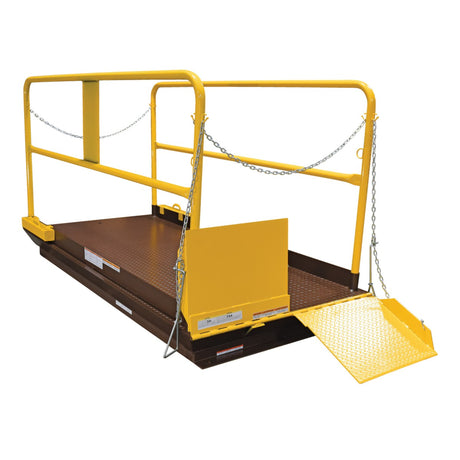 Vestil WL-100 Premium Truck Scissor Dock Lift - 5,000 lb Capacity