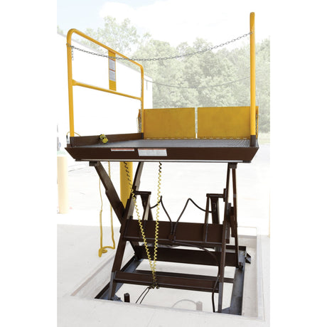 Vestil WL-100 Premium Truck Scissor Dock Lift - 5,000 lb Capacity