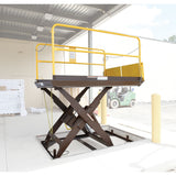 Vestil WL-100 Premium Truck Scissor Dock Lift - 5,000 lb Capacity