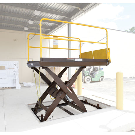 Vestil WL-100 Premium Truck Scissor Dock Lift - 5,000 lb Capacity