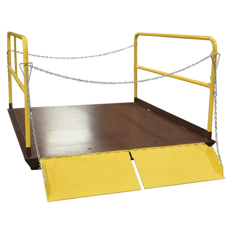 Vestil WL-100 Premium Truck Scissor Dock Lift - 5,000 lb Capacity