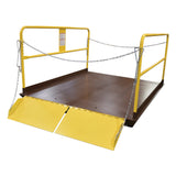 Vestil WL-100 Premium Truck Scissor Dock Lift - 5,000 lb Capacity
