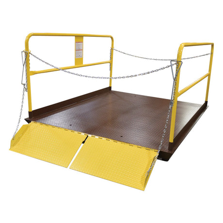 Vestil WL-100 Premium Truck Scissor Dock Lift - 5,000 lb Capacity