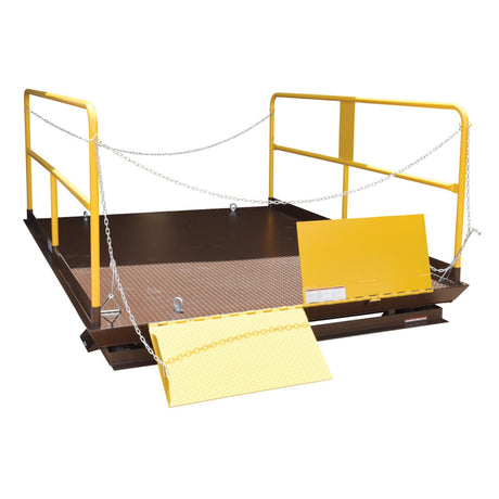 Vestil WL-100 Premium Truck Scissor Dock Lift - 6,000 lb Capacity