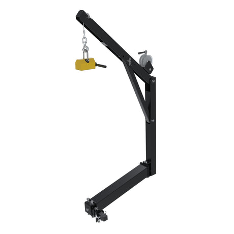 Vestil WTJ-HITCH Truck Hitch-Mounted Jib Crane — Mobile 600 lb Crane for Class III Receivers