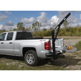 Vestil WTJ-HITCH Truck Hitch-Mounted Jib Crane — Mobile 600 lb Crane for Class III Receivers