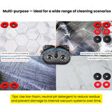 Sunmax SM430 17" Walk-Behind Automatic Floor Scrubber, 360 Degree Rotating Head, 10000 sqft/h, Cordless Rechargeable Lithium Battery