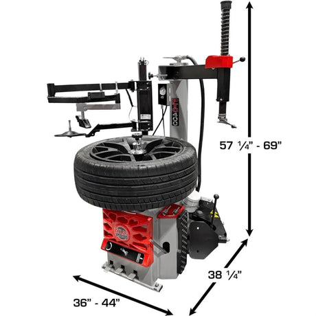 Atlas Platinum PTC400 Center Post Swing-Arm Tire Changer with Left-Hand Assist Arm
