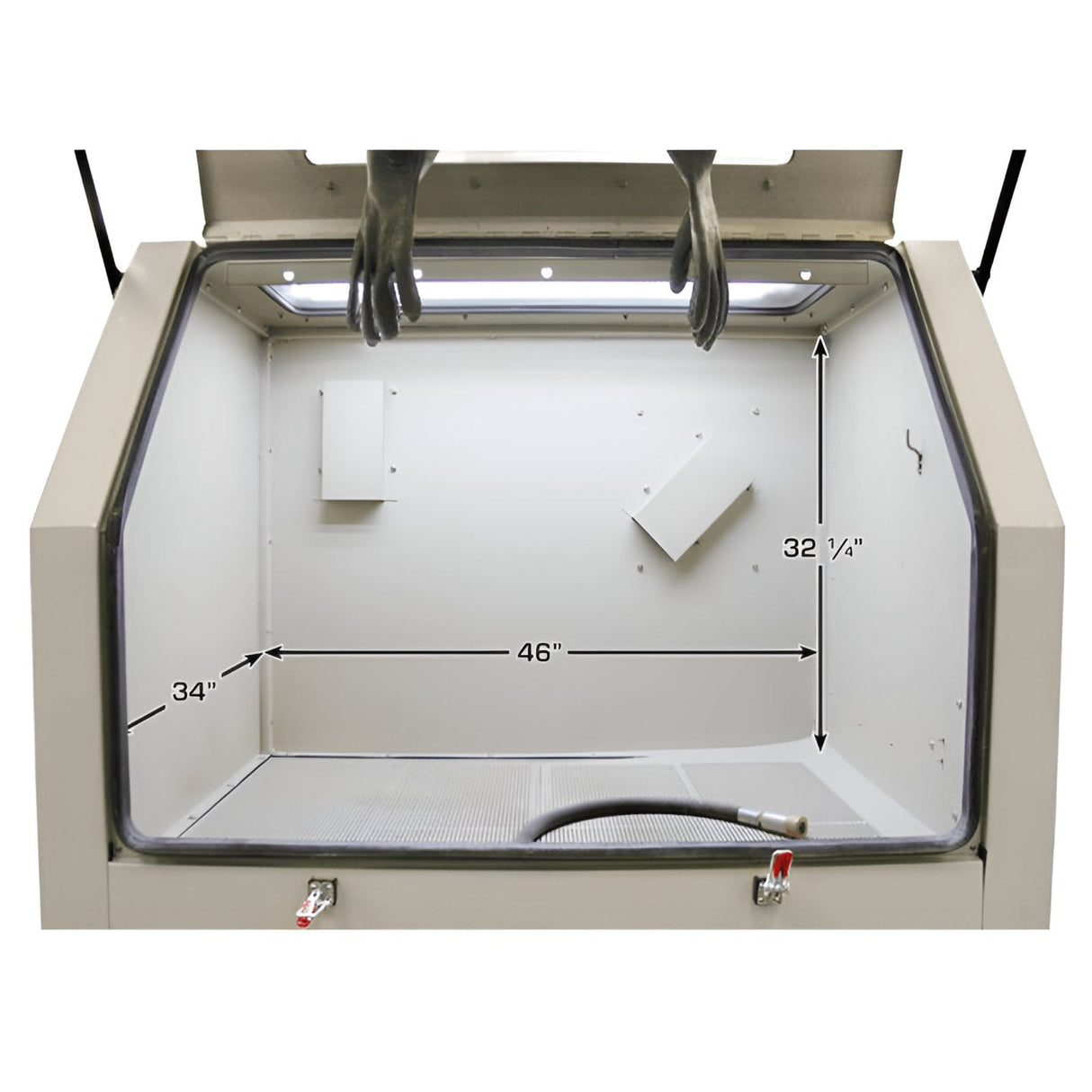 Atlas PSBC990 Pressurized Large Sandblast Cabinet w/ Vacuum