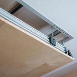 Auxx-Lift Attic-Lift Motorized Attic Storage Platform Lift – Up to 400 lb Through-Ceiling Lift with Wireless Remote, Assembled in USA
