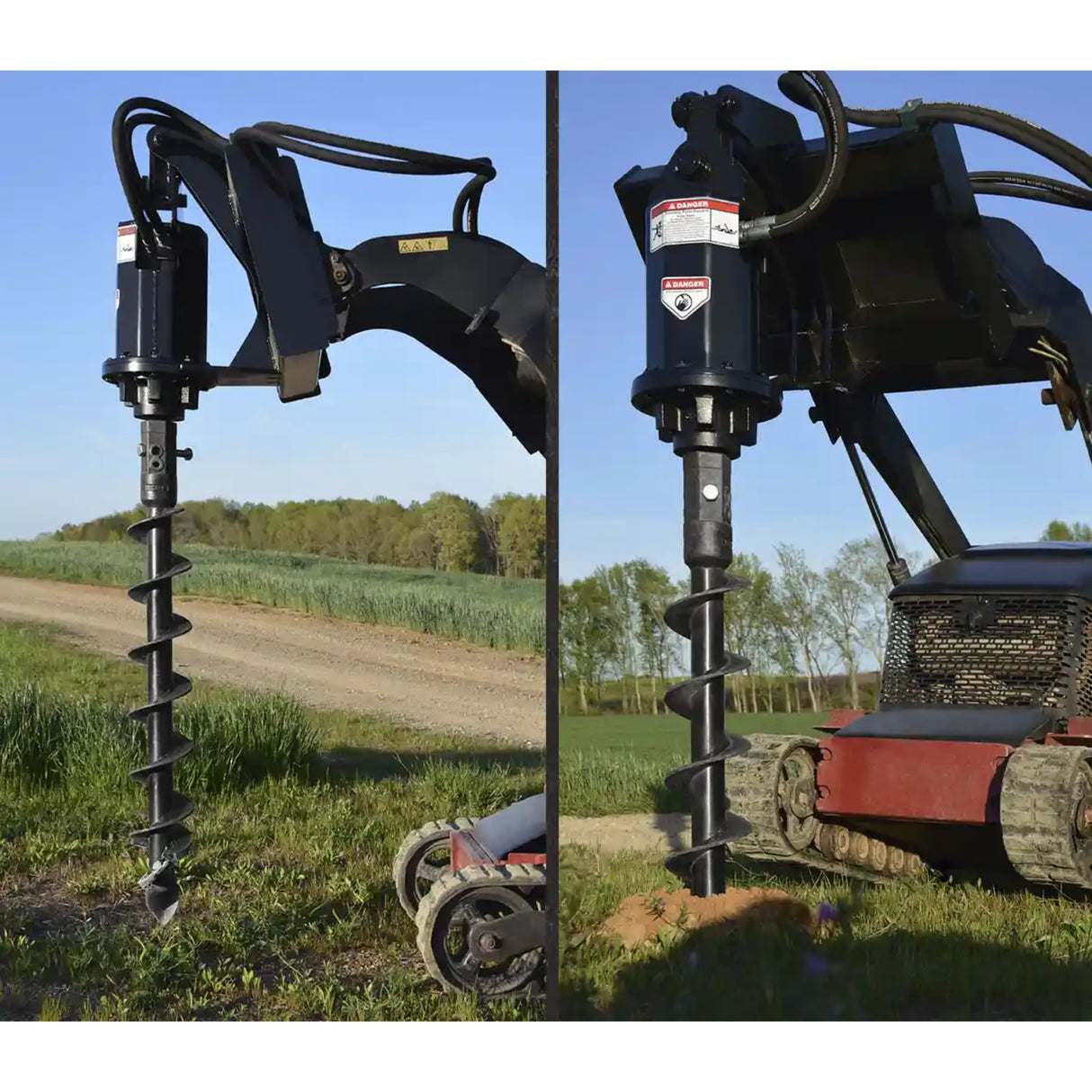 Loflin Fabrication Mini Skid Steer Auger