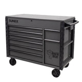 SUNEX Juic'd BOX 50" 7-Drawer Powered Tool Cart, 700 lb Capacity