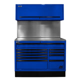 Homak 54" CTS Centralized Tool Storage Set — 10-Drawer Roller Cabinet, Canopy & Toolboard Backsplash