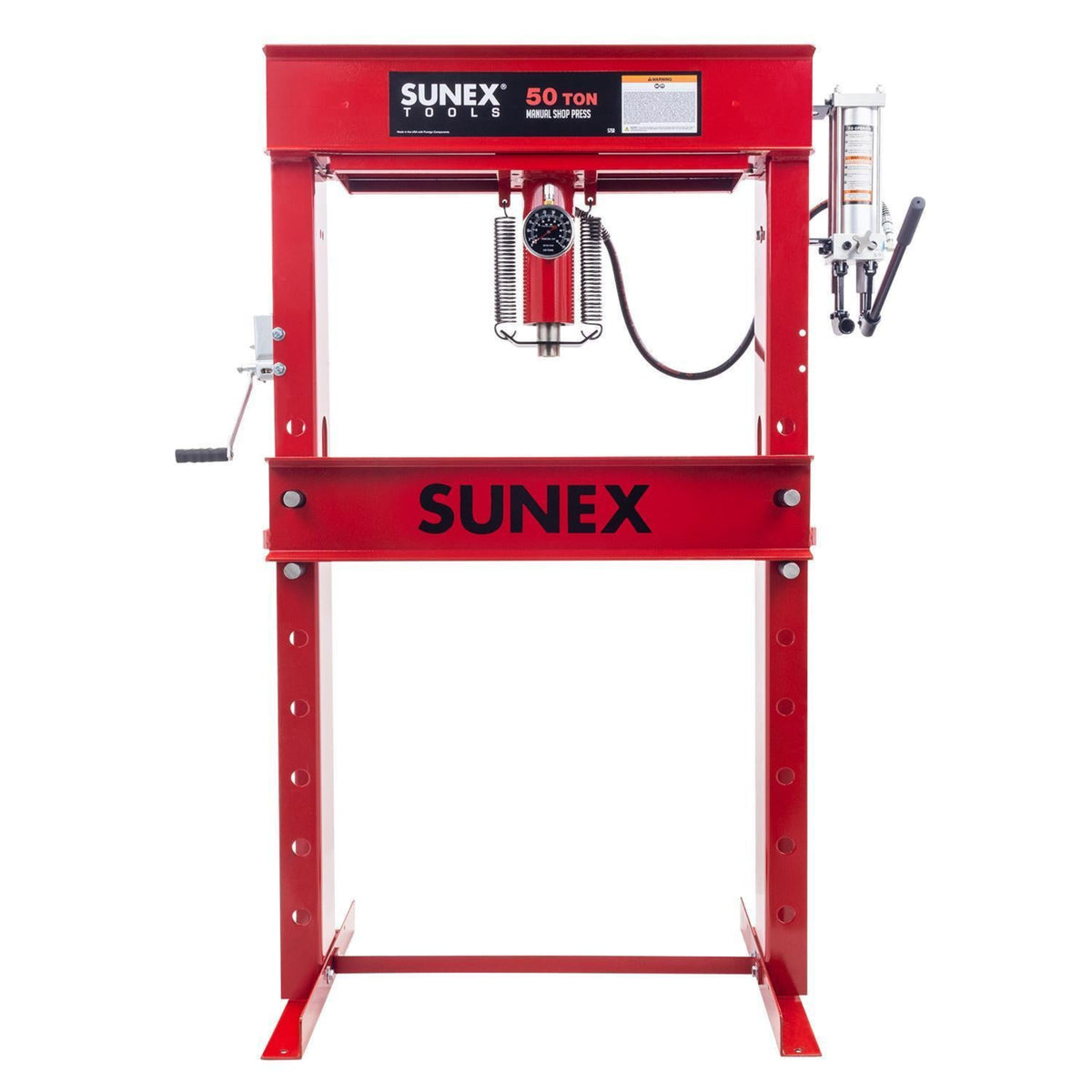 SUNEX 5750 50-Ton Manual Hydraulic Shop Press