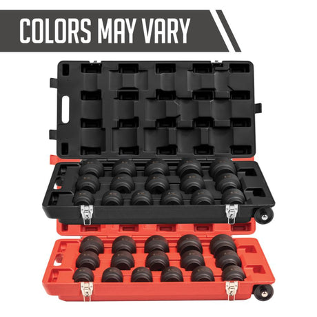 SUNEX 1" Drive SAE 6-Point Standard Impact Socket Set, 16-Piece