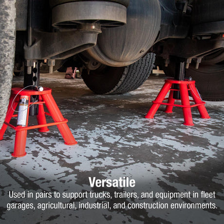 SUNEX 10-Ton Low Height Pin Type Jack Stands (Pair)