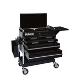 SUNEX Heavy Duty 5-Drawer Service Cart, 500 lb Capacity