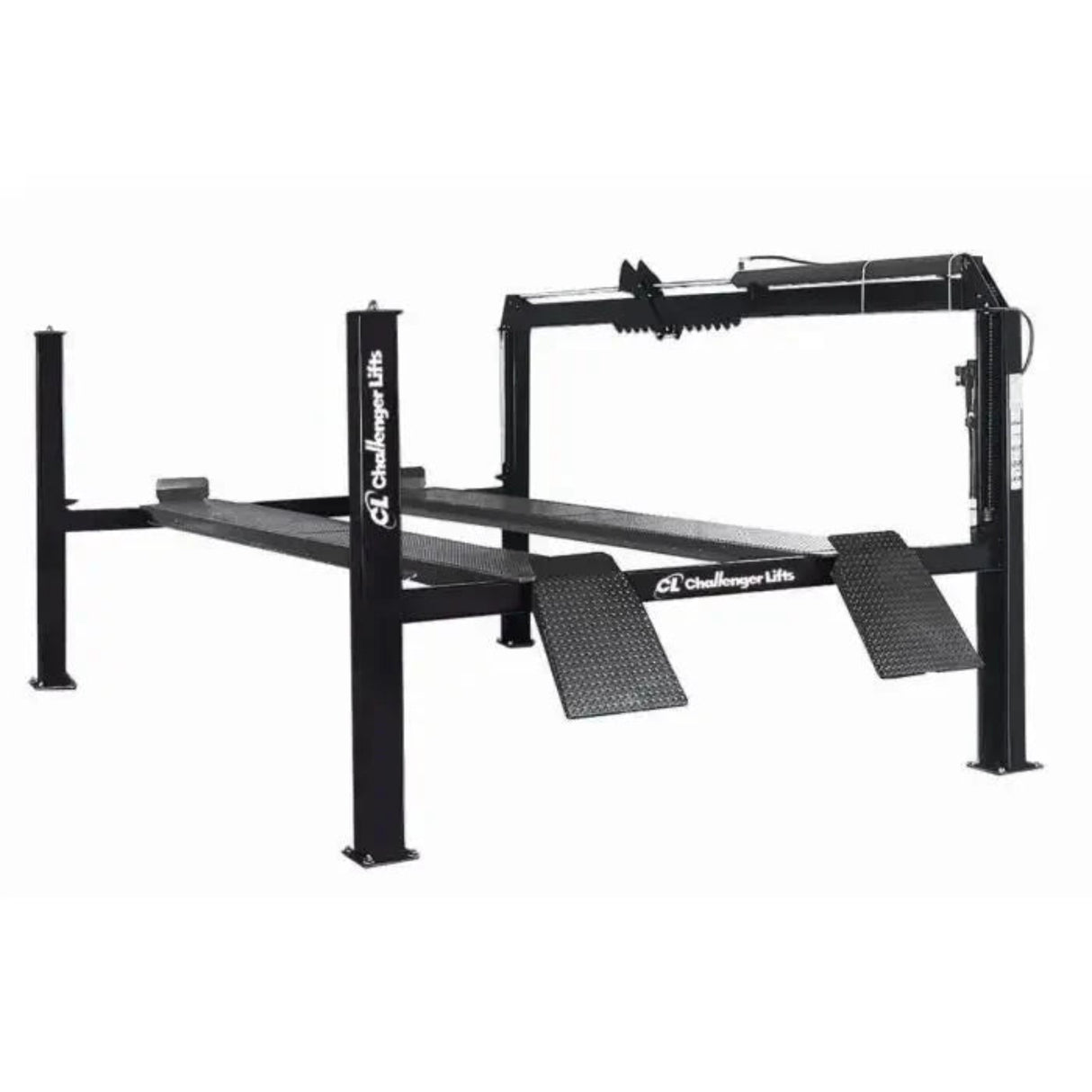 Challenger 44018E Four-Post Automotive Lift 18,000 lb Extended