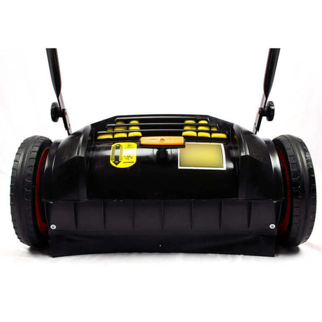 Sanitmax - sunmax RT980 Manual Push Floor Sweeper 38" with Triple Brushes for Indoor & Outdoor Cleaning