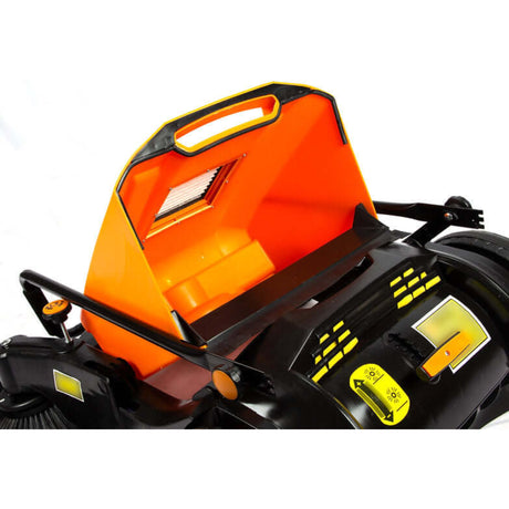 Sanitmax - sunmax RT980 Manual Push Floor Sweeper 38" with Triple Brushes for Indoor & Outdoor Cleaning