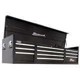 Homak H2Pro 72" 10-Drawer Top Chest — 100 lb Slides, Gas Struts, EVA Liners