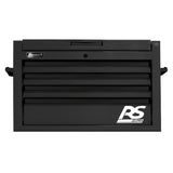 Homak 36" RS Pro 4-Drawer Top Chest — 24" Depth, 100 lb Slides, 3-Outlet Top Till