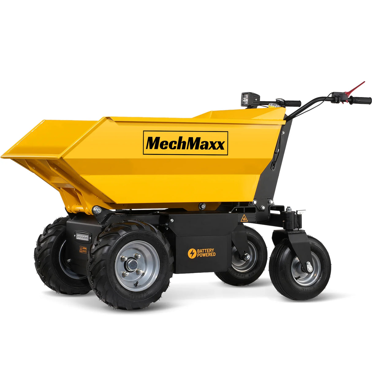 MechMaxx 1100lb 48V Battery Hydraulic Tipping Dump Cart, 1000W, EH50