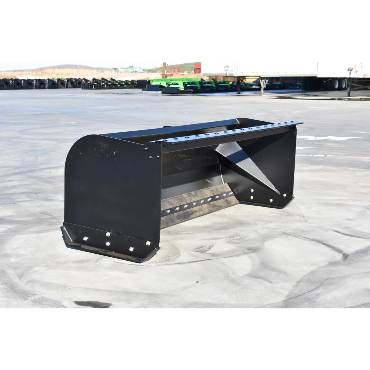 Loflin Fabrication Skid Steer Snow Pusher
