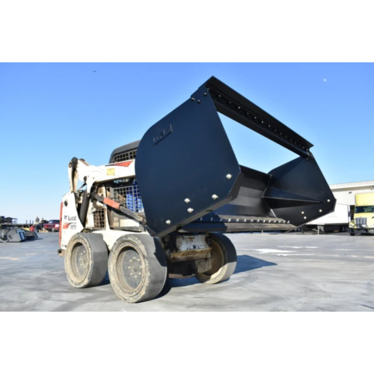 Loflin Fabrication Skid Steer Snow Pusher