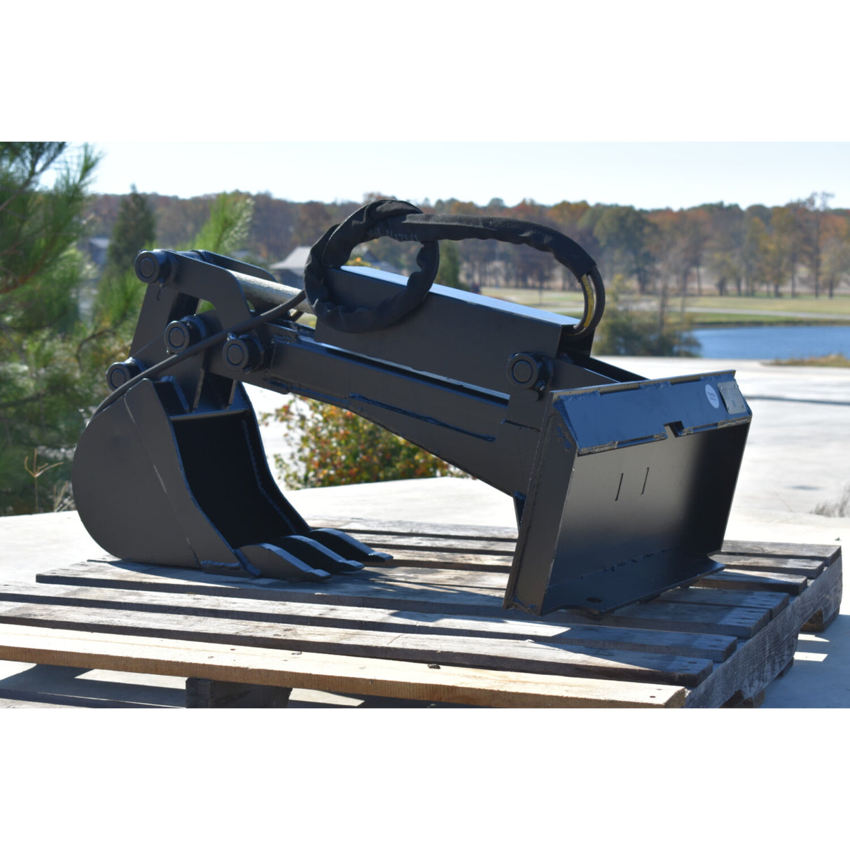 Loflin Fabrication Mini Backhoe Attachment