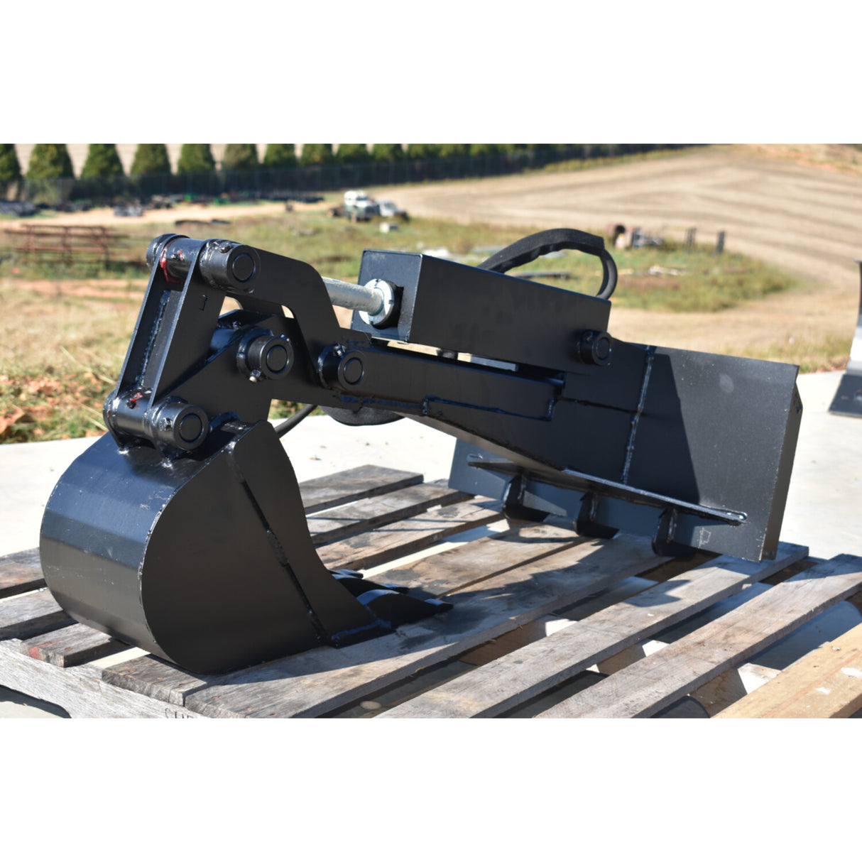 Loflin Fabrication Mini Backhoe Attachment