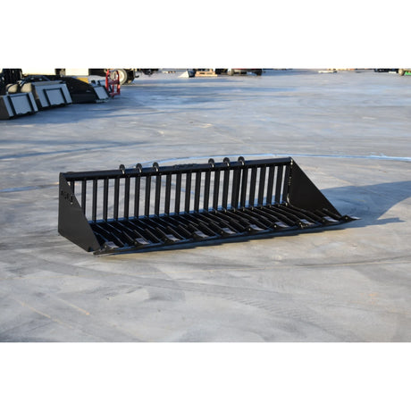 Loflin Fabrication Old Style Skid Steer Rock Bucket with Teeth